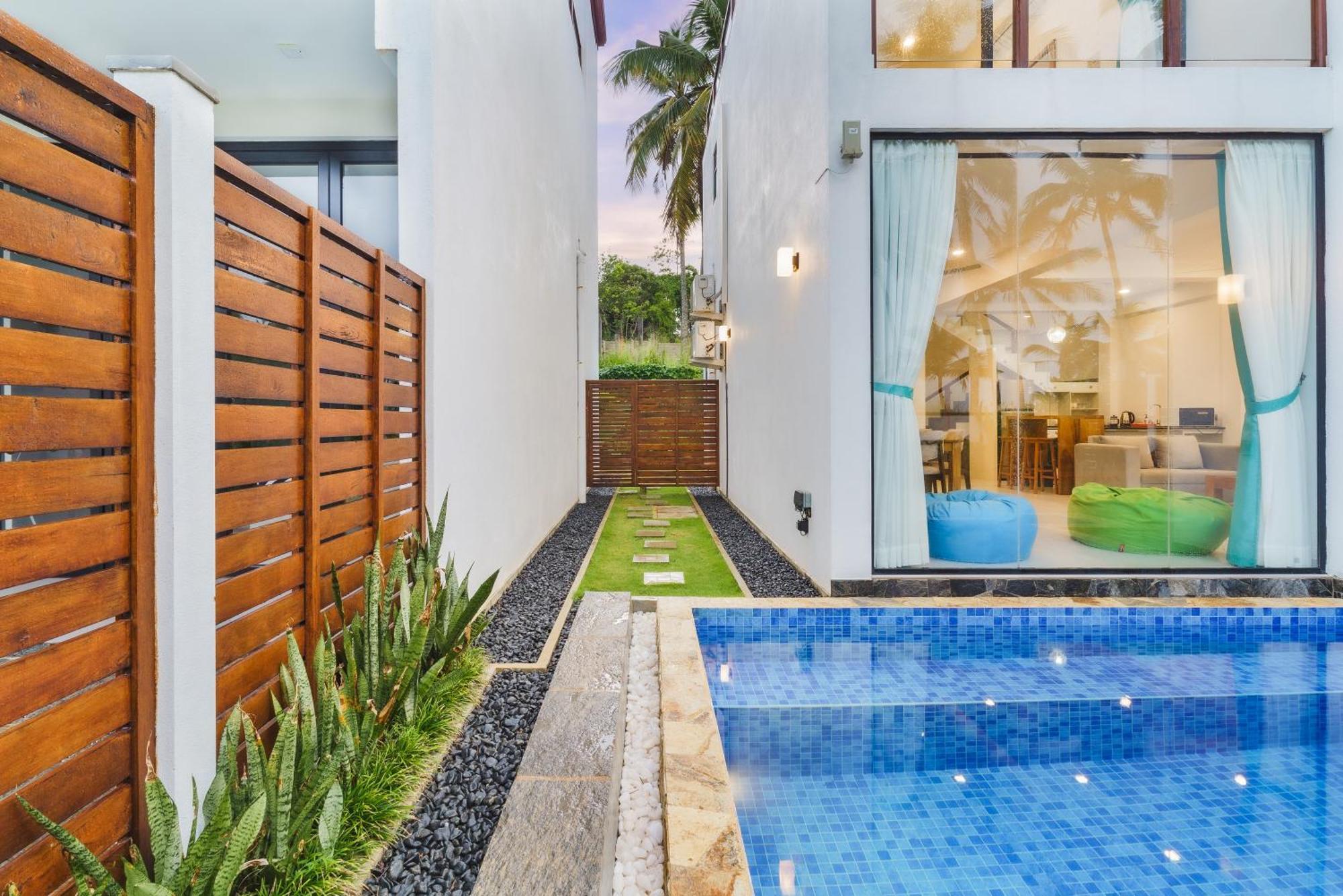 Kaas Villas - Entire Two Bedroom Villa With Private Pool & Garden Dikwella Eksteriør bilde